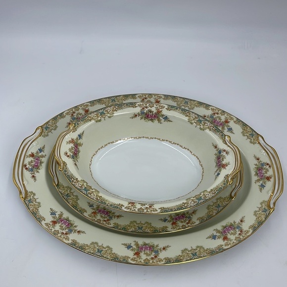 Lot of 3 Noritake Serving Plate Camelot 3031 - Picture 2 of 7